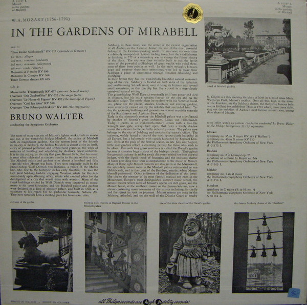 ladda ner album Mozart, Bruno Walter, The Symphony Orchestra - In The Gardens Of Mirabell