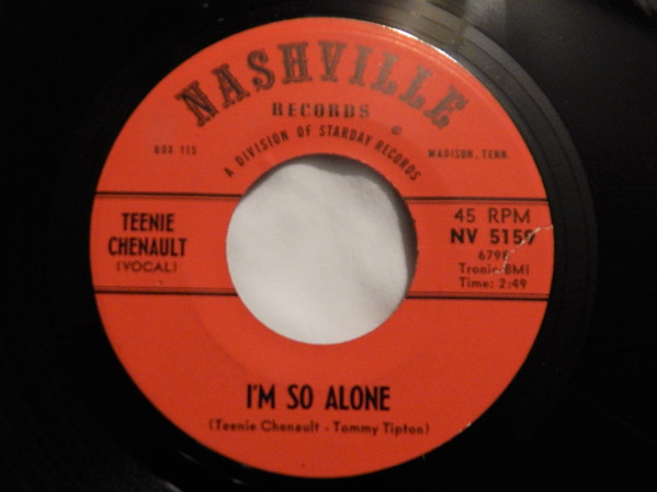 télécharger l'album Teenie Chenault - Im So Alone Its A Big Old Heartache