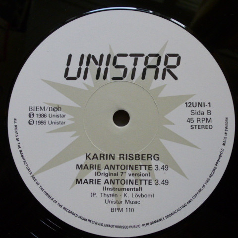 descargar álbum Karin Risberg - Marie Antoinette
