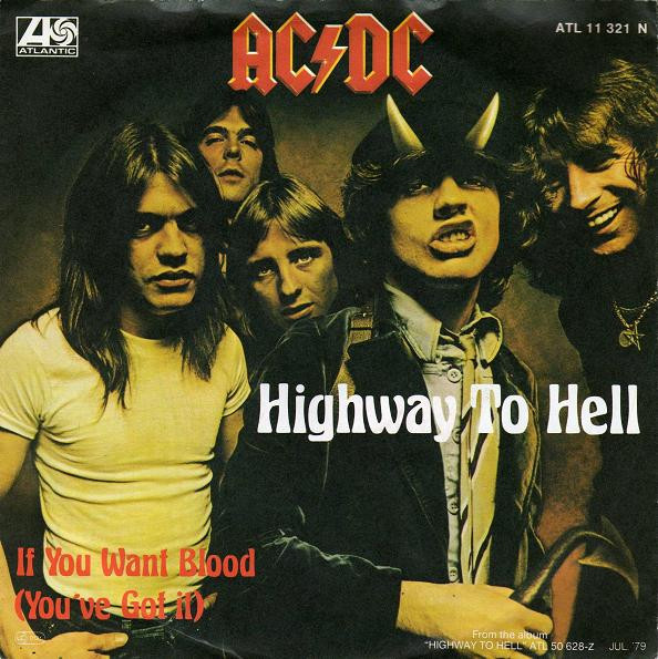 AC/DC Highway to Hell Disco de vinilo enmarcado -  España