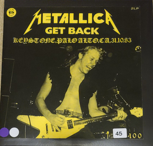 METALLICA discografia 1983-1991 su vinile