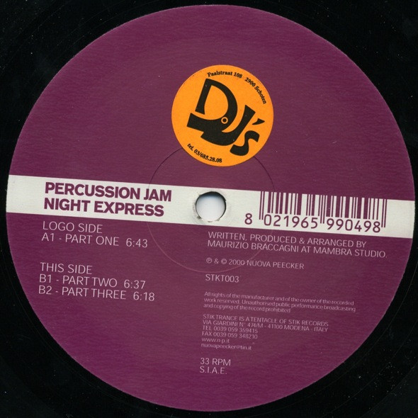 last ned album Percussion Jam - Night Express