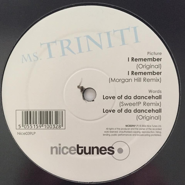 descargar álbum Ms Triniti - I Remember Love Of Da Dancehall