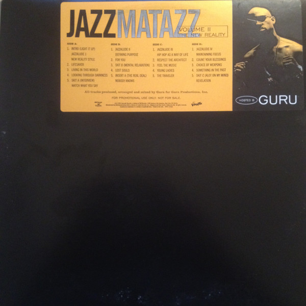 Guru – Jazzmatazz Volume II (The New Reality) (1995, Vinyl) - Discogs