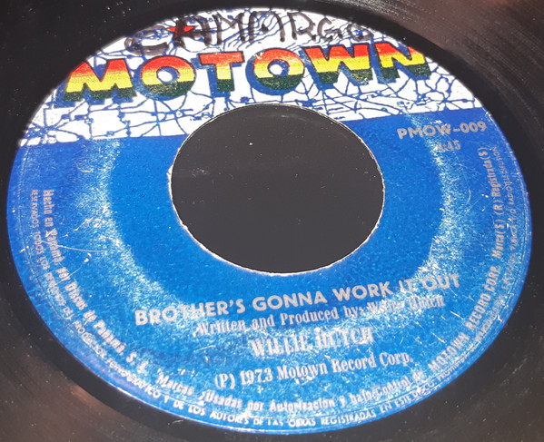 Willie Hutch – Brother's Gonna Work It Out / Slick (1973, Vinyl