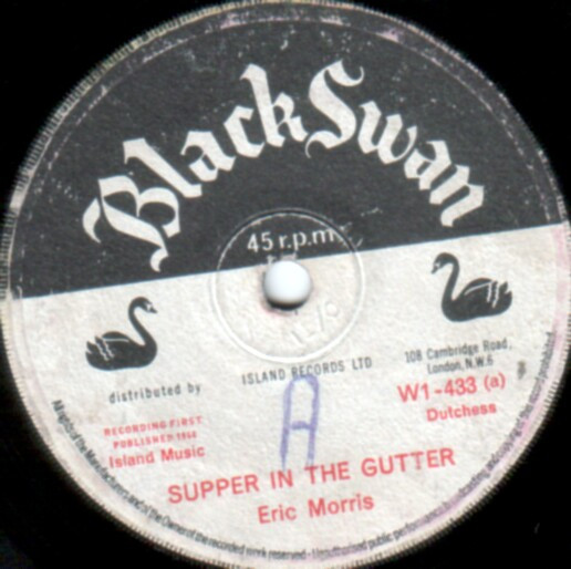 Eric Morris – Supper In The Gutter / Words Of Mouth (1964, Vinyl 