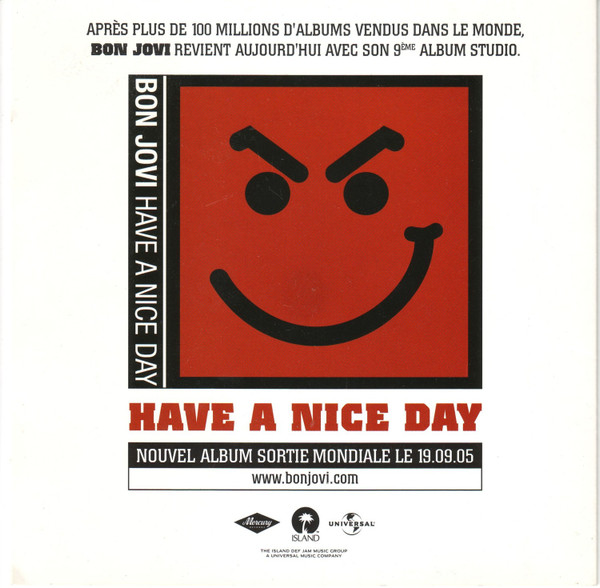 Have a Nice Day (Tradução em Português) – Bon Jovi