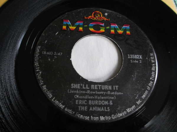 descargar álbum Eric Burdon And The Animals - See See Rider Shell Return It