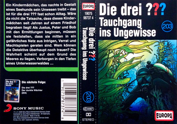 descargar álbum Kari Erlhoff - Die Drei 203 Tauchgang Ins Ungewisse