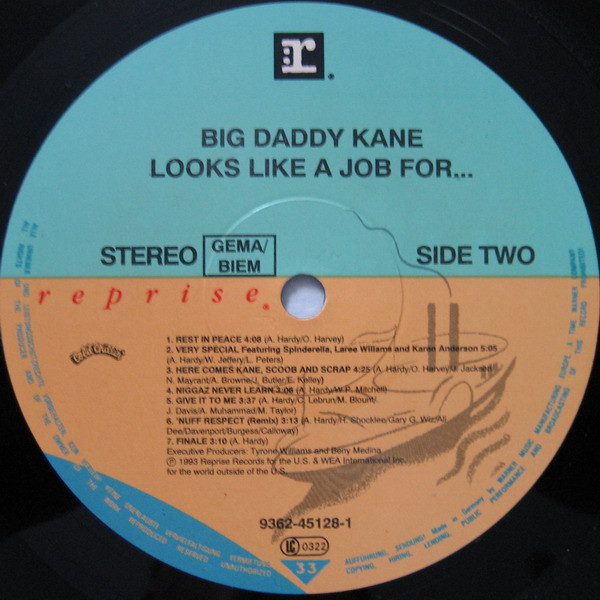 Big Daddy Kane – Looks Like A Job For (1993, Vinyl) - Discogs