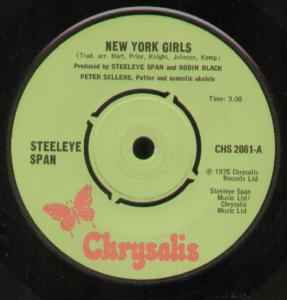 Steeleye Span - New York Girls album cover
