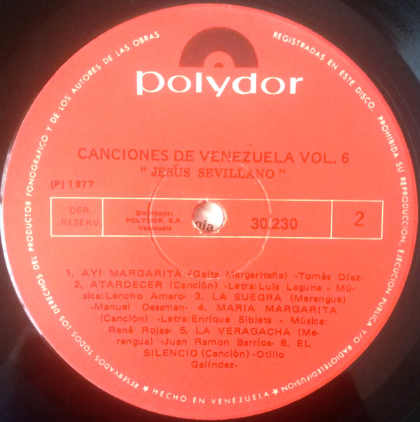last ned album Jesus Sevillano - Canciones De Venezuela Vol 3