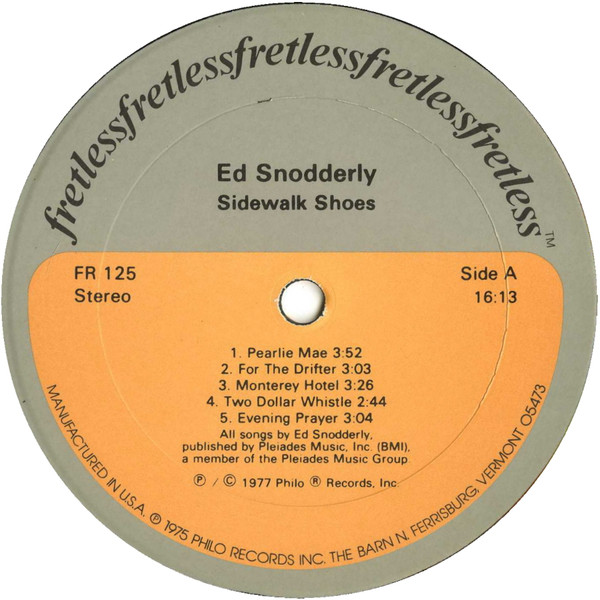 ladda ner album Ed Snodderly - Sidewalk Shoes