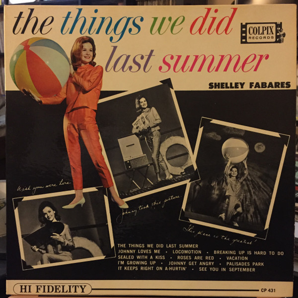 Shelley Fabares – The Things We Did Last Summer (1962, Vinyl