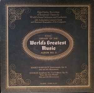 Basic Library Of The World's Greatest Music - Album No. 3 - Rimsky-Korsakov / Dvorak