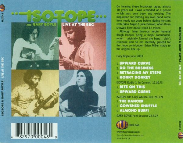baixar álbum Isotope And Gary Boyle - Live At The BBC