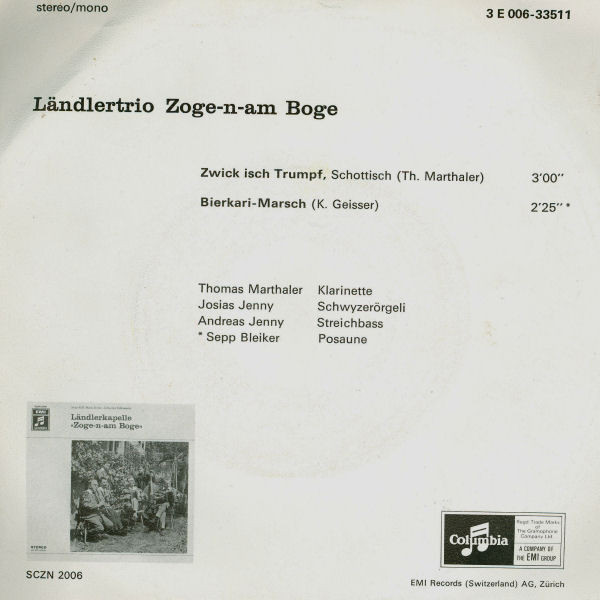 Album herunterladen Ländlertrio Zogenam Boge - Zwick Isch Trumpf