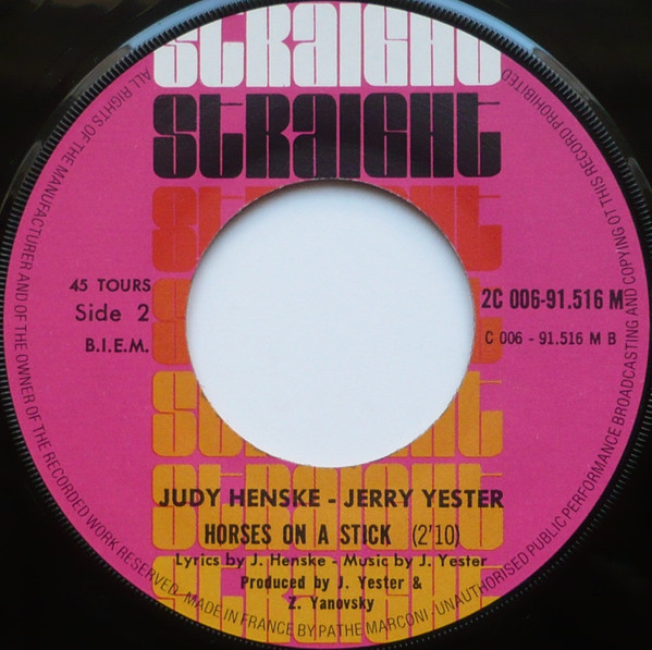 Album herunterladen Judy Henske & Jerry Yester - Snowblind Horses On A Stick
