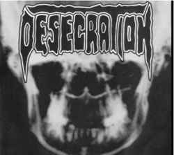 Desecration - Inhuman album cover
