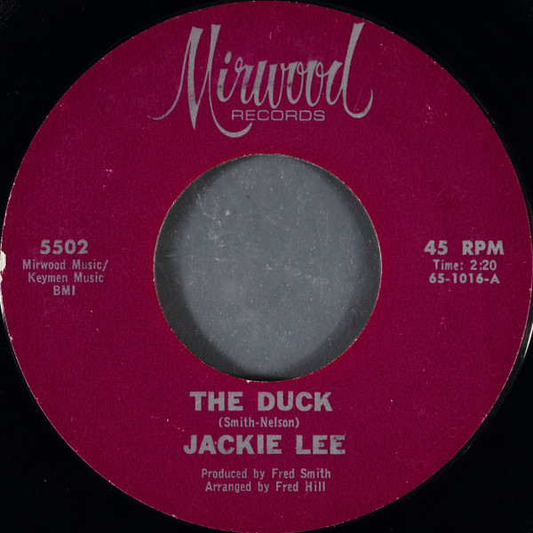 Jackie Lee – The Duck (1965, Blue Label, Vinyl) - Discogs