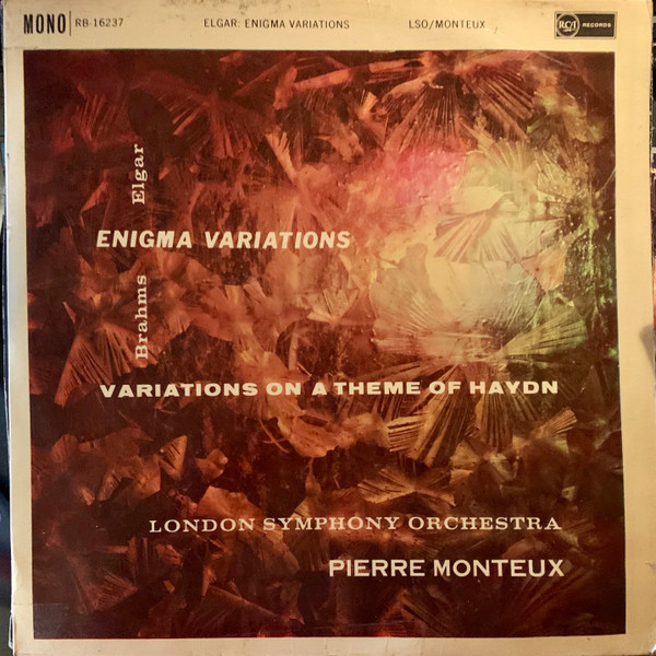 Elgar / Brahms – Pierre Monteux And The London Symphony Orchestra