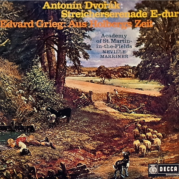 last ned album Antonín Dvořák Edvard Grieg Sir Neville Marriner The Academy Of St MartinintheFields - Streicherserenade E Dur Aus Holbergs Zeit