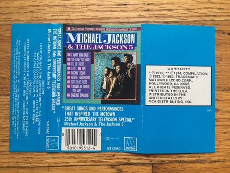 Michael Jackson/Jackson Five White Glove! Unused 1984 Motown