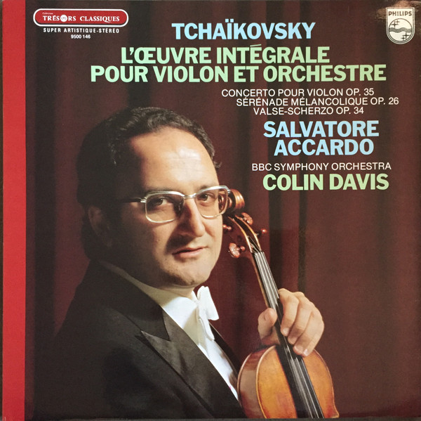 Album herunterladen Tchaikovsky, Salvatore Accardo, BBC Symphony Orchestra, Colin Davis - LOeuvre Intégrale Pour Violon Et Orchestre