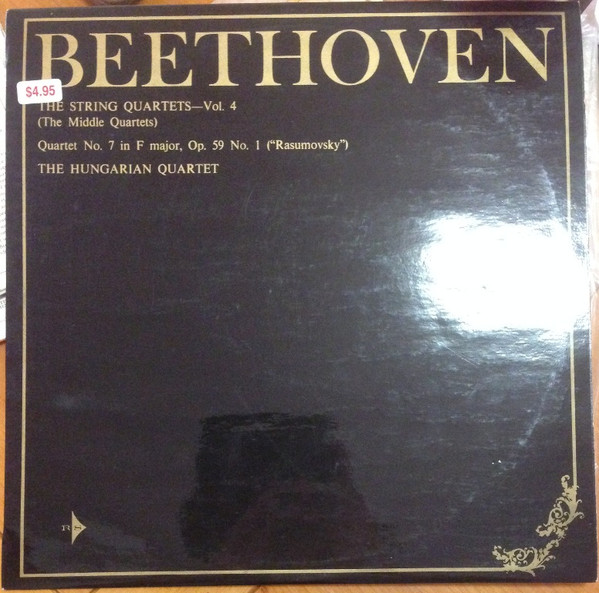 Beethoven, Le Quatuor Hongrois – Quatuors À Cordes - N° 7 (Vinyl