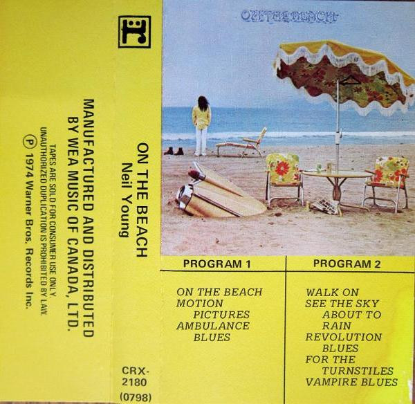 Neil Young – On The Beach (1974, Cassette) - Discogs