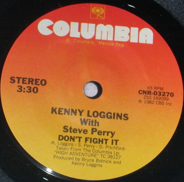 Kenny Loggins With Steve Perry – Don't Fight It (1982, Terre