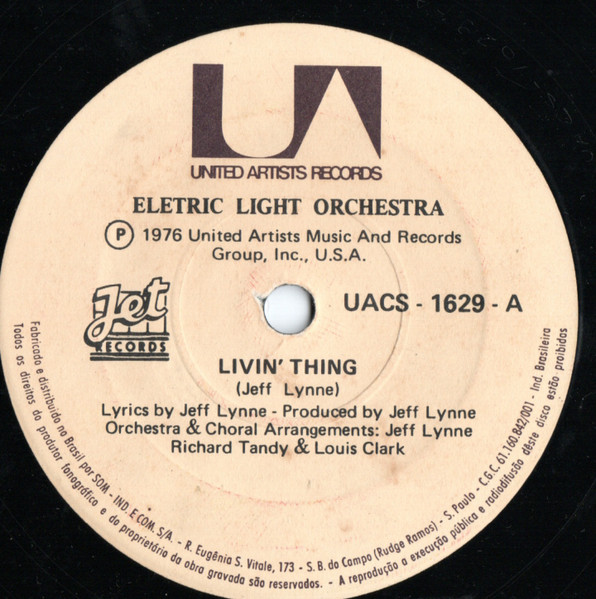 Electric Light Orchestra - Livin' Thing, Releases