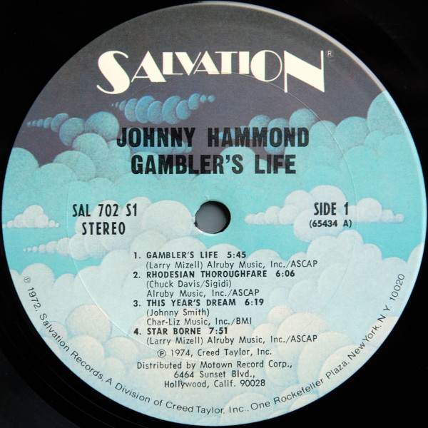 Album herunterladen Johnny Hammond - Gamblers Life