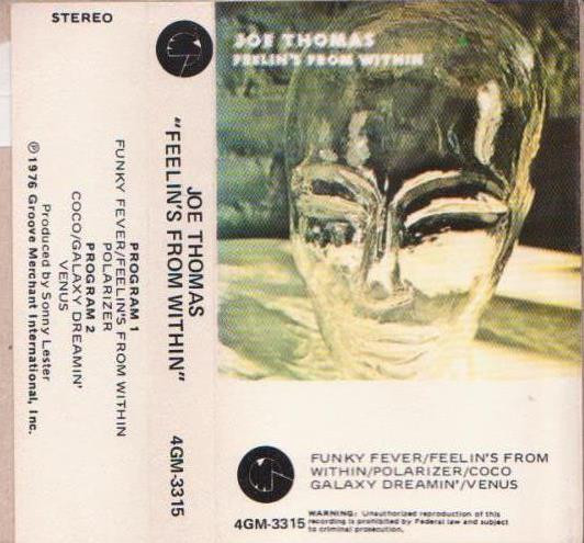 JOE THOMAS FEELIN´S FROM WITHIN LP US ORIGINAL PRESS!! WHITE LABLE