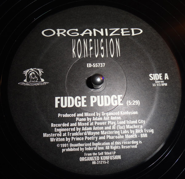 Organized Konfusion - Fudge Pudgeマイナーラップ