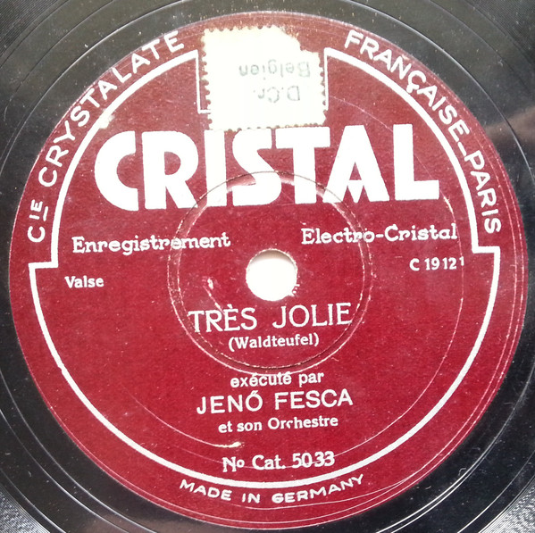 Album herunterladen Jenö Fesca Et Son Orchestre - Barcarole Très Jolie