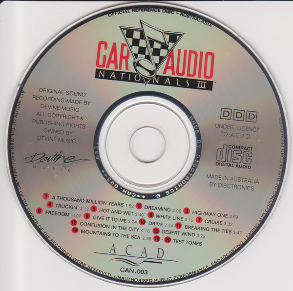 Album herunterladen Unknown Artist - Car Audio Nationals III