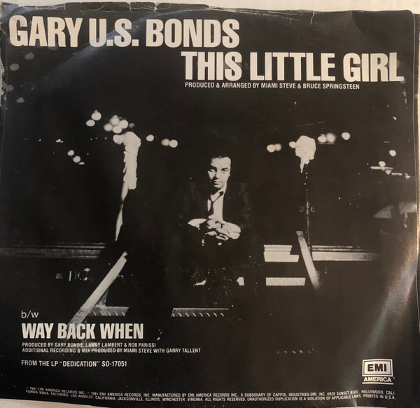 Gary U.S. Bonds – This Little Girl (1981, Jacksonville Pressing