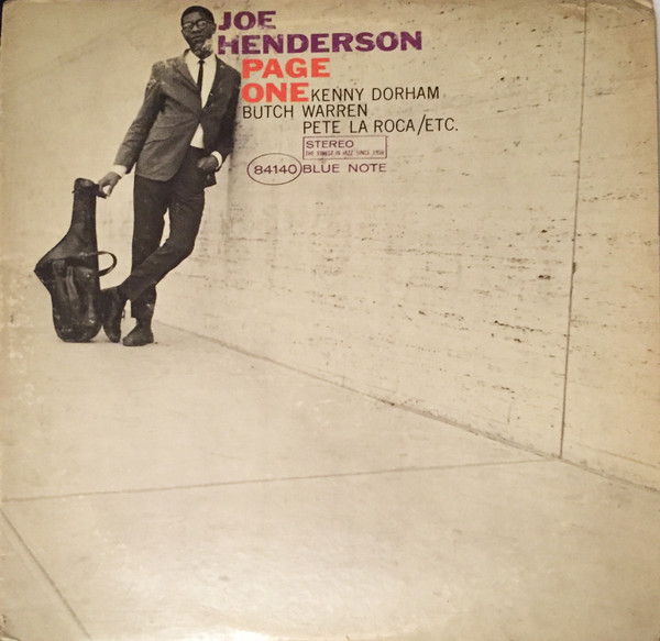 Joe Henderson – Page One (1963, Vinyl) - Discogs