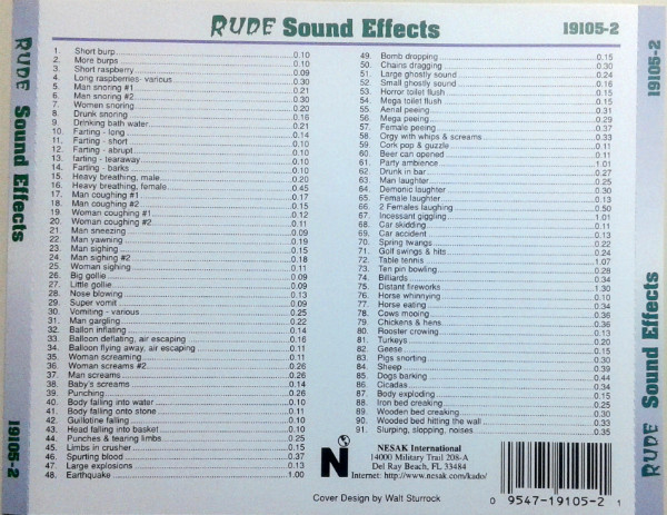 last ned album No Artist - Rude Sound Effects