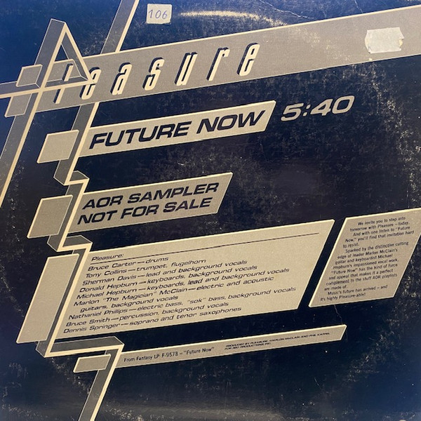 【人気SALE送料無料】未使用 Pleasure - Future Now / レコード 洋楽