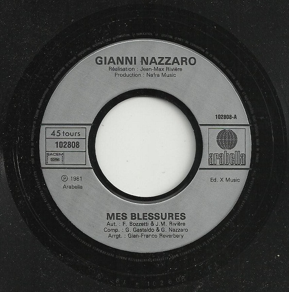 baixar álbum Gianni Nazzaro - Mes Blessures