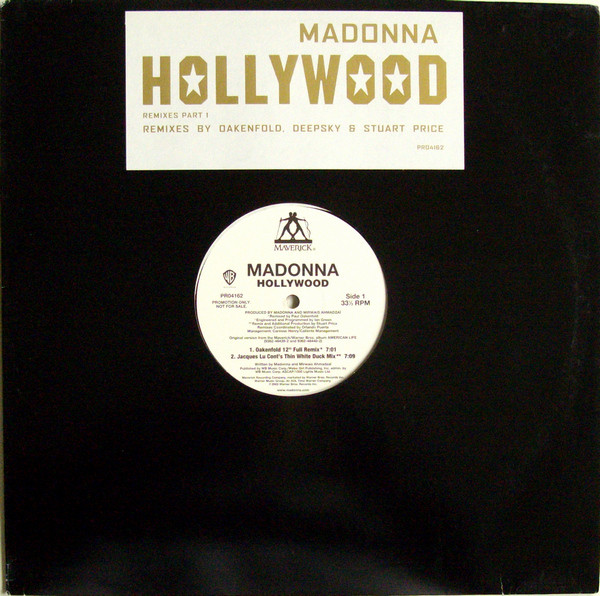 Madonna – Hollywood (Remixes Part 1) (2003, Vinyl) - Discogs