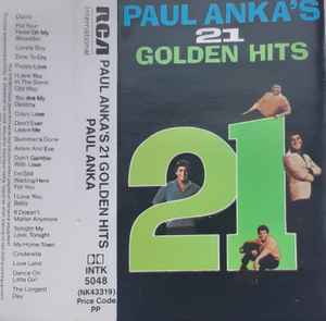 Paul Anka – Paul Anka's 21 Golden Hits (Cassette) - Discogs