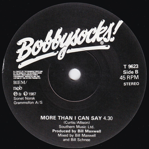 baixar álbum Bobbysocks! - If I Fall