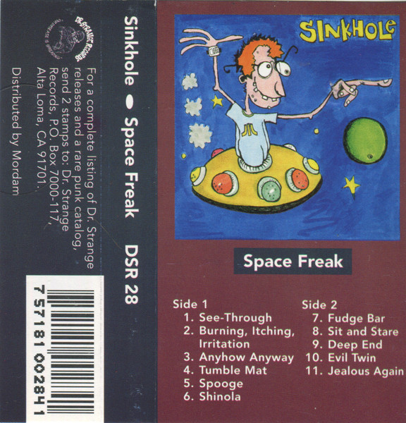 Sinkhole – Space Freak (1995, Clear, Vinyl) - Discogs