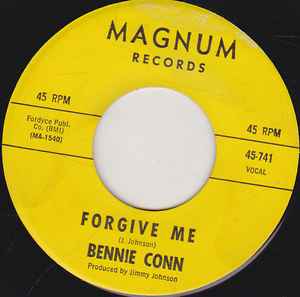 Bennie Conn - Forgive Me / I'm So Glad To Be Back Home album cover