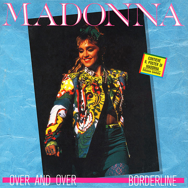 Madonna – Over And Over / Borderline (1985, Poster, Vinyl) - Discogs