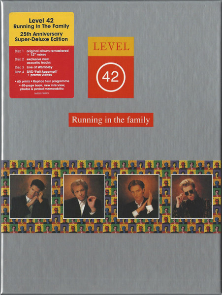 Level 42 – Running In The Family (2012, 25th Anniversary Super 