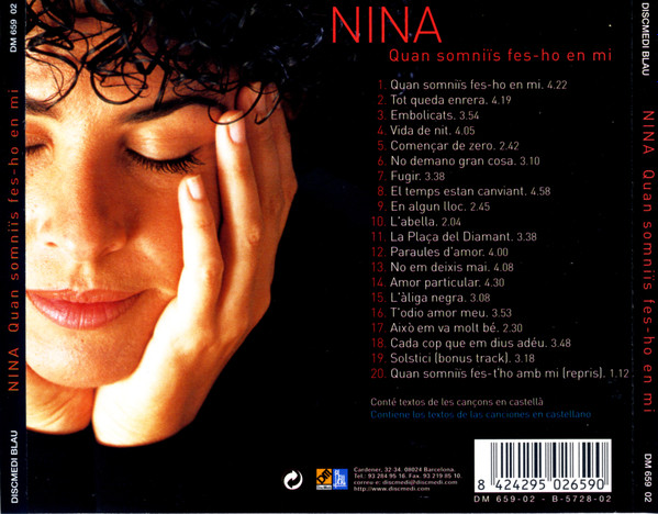 descargar álbum Nina - Quan Somniïs Fes ho En Mi